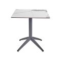 Стіл QUATRO FOLD 70X70 MARBLE-ANTRACITE1